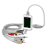 Boitier d'acquisition ECG Edan DX22 et ses fils