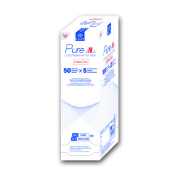 Carton : Compresses non tissées stériles 5 x 5 cm
