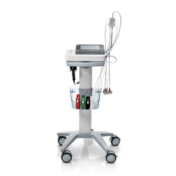 Appareil ECG Mindray BeneHeart R12 sur chariot à roulettes avec interprétation