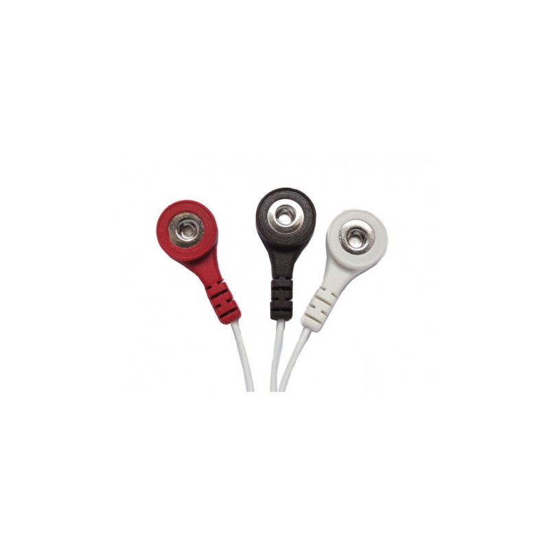 Câble Holter AFT-1000 2 voies 3 brins