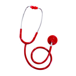 Stéthoscope pulse rouge