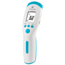 thermomètre infrarouge tempo easy bleu