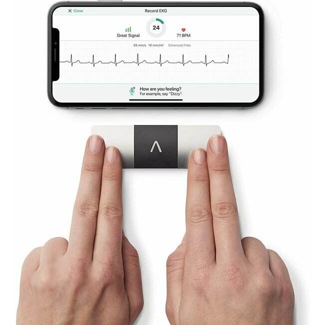 Kardia Mobile 6L enregistreur ECG 6 dérivations sans fil Alivecor