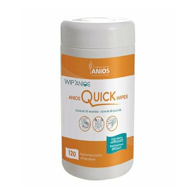 Lingettes désinfectantes Quick Wipes Wip' Anios 