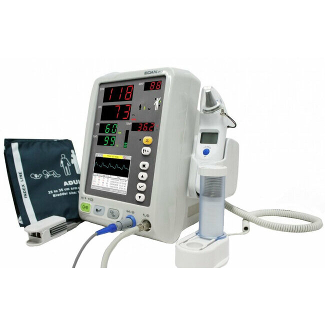 Moniteur de signes vitaux Edan M3A (SpO2, pression artérielle et température)