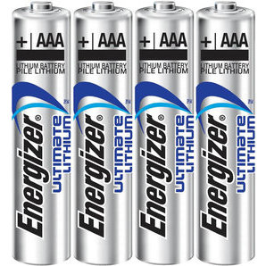 Piles Lithium Energizer LR3 AAA (Lot de 4 ou 48)