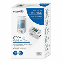 Oxymtre de pouls Oxy 300 Microlife Bote Face