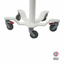 Socle  roulettes pieds