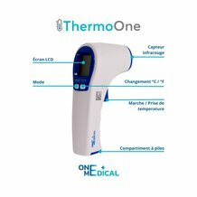 Thermomtre sans contact frontal Thermo One V2