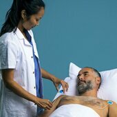 Electrodes Ambu QR en Utilisation